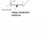schéma hlukového krytu elektromotoru, otevřená varianta, detail, český text